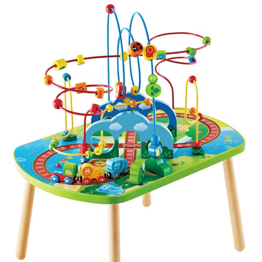 Hape Jungle Adventure Table Bead Maze & Railway | Michaels®